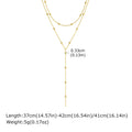 Golden Fringe Luxe Necklace