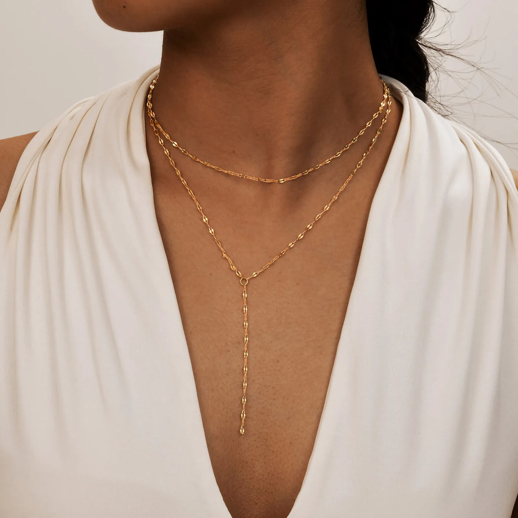 Golden Fringe Luxe Necklace
