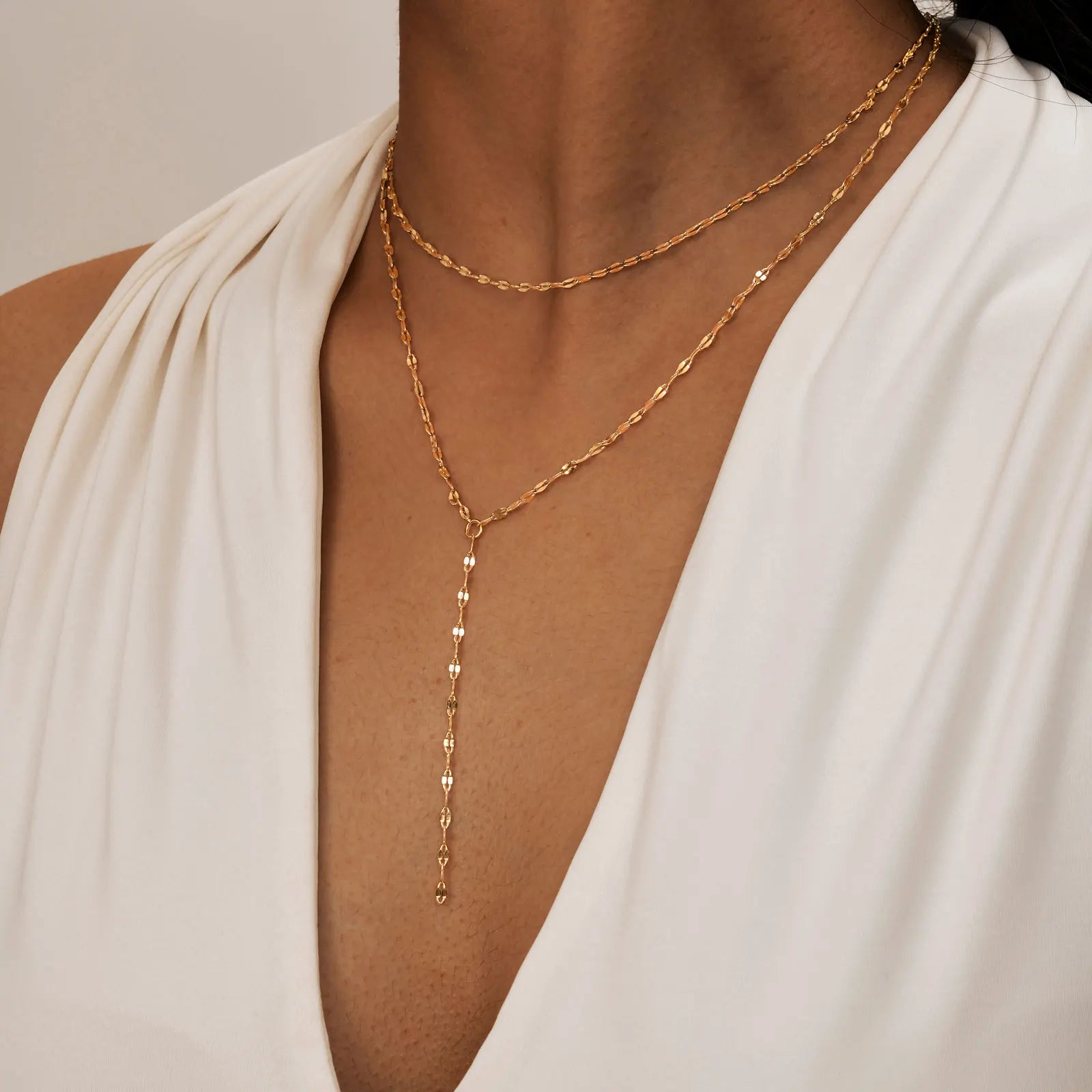 Golden Fringe Luxe Necklace